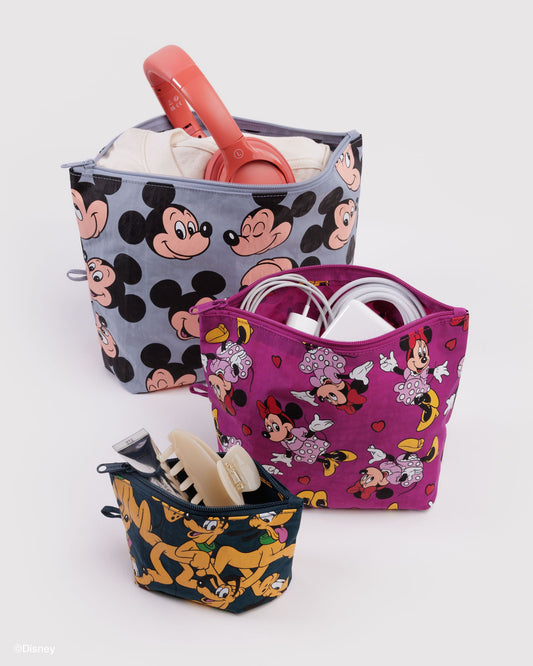 Go Pouch Set Mickey, Minnie & Pluto | Baggu Best Price