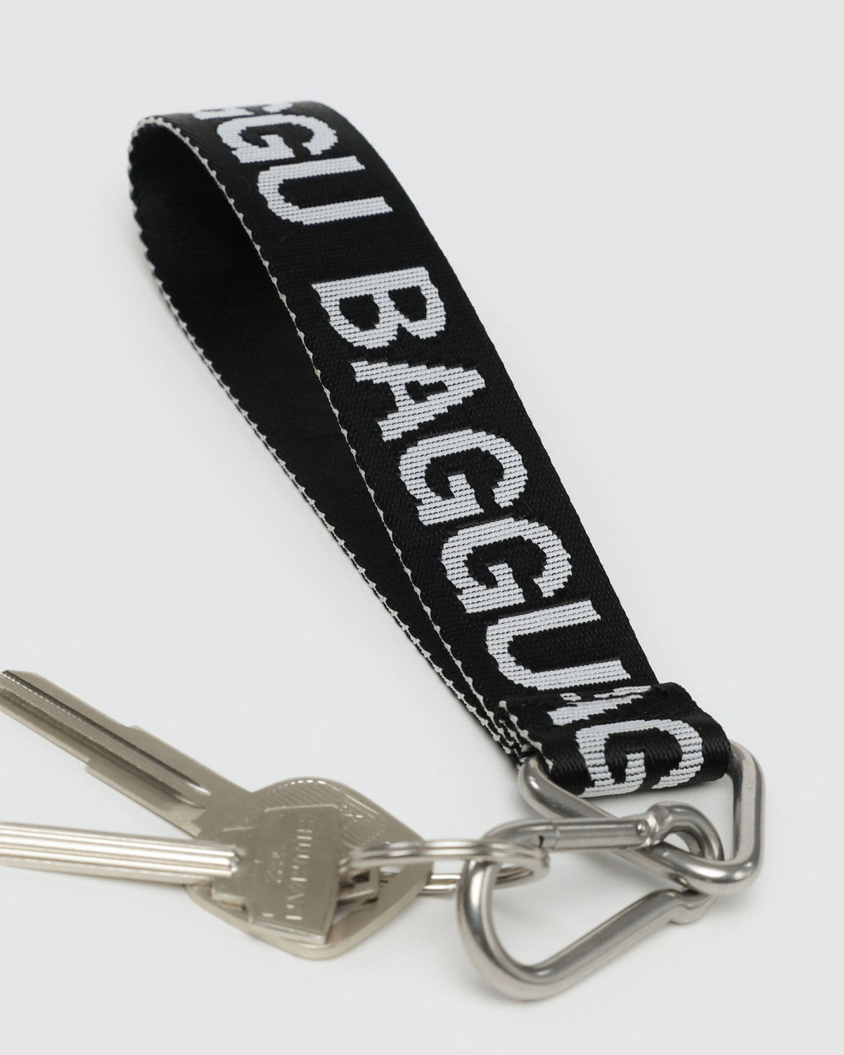 Logo Keychain Black & White | Baggu Best Seller