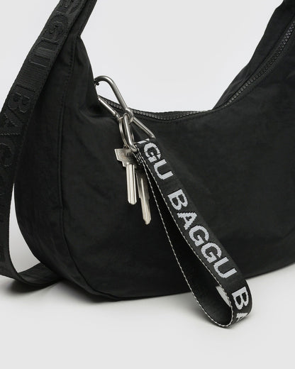 Logo Keychain Black & White | Baggu Best Seller