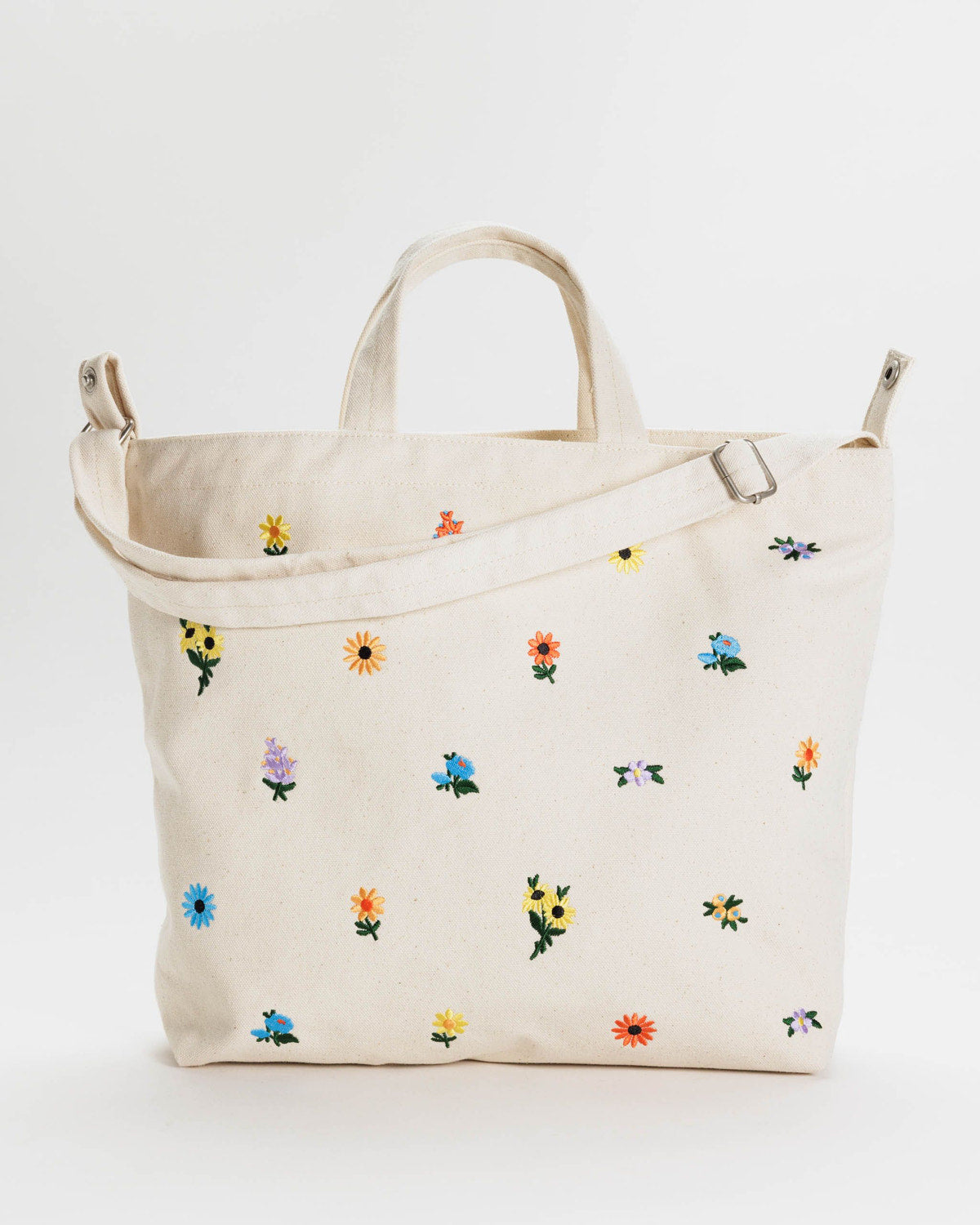 Horizontal Zip Duck Bag Embroidered Ditsy Floral | Baggu Deals