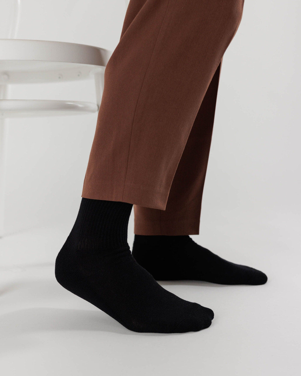 Ribbed Sock Black | Baggu Value