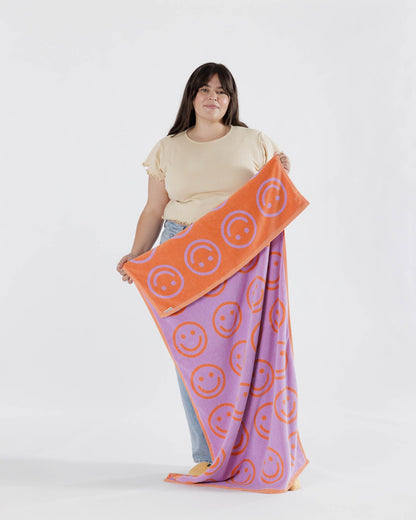 Bath Towel Happy Lilac | Baggu Smart Buy