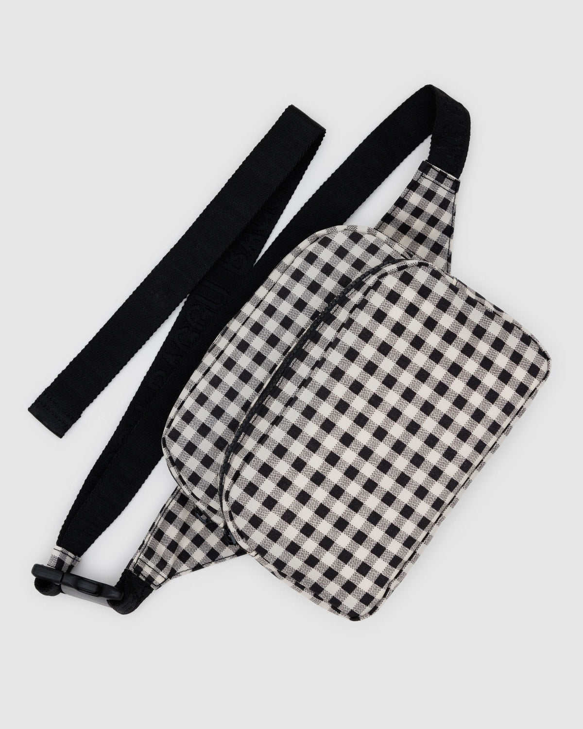 Fanny Pack Black & White Gingham | Baggu Discount