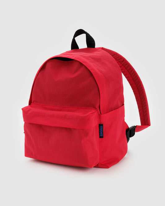 Medium Nylon Backpack Candy Apple | Baggu Signature