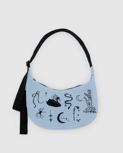 Medium Nylon Crescent Bag Embroidered Ballet Icons | Baggu Everyday