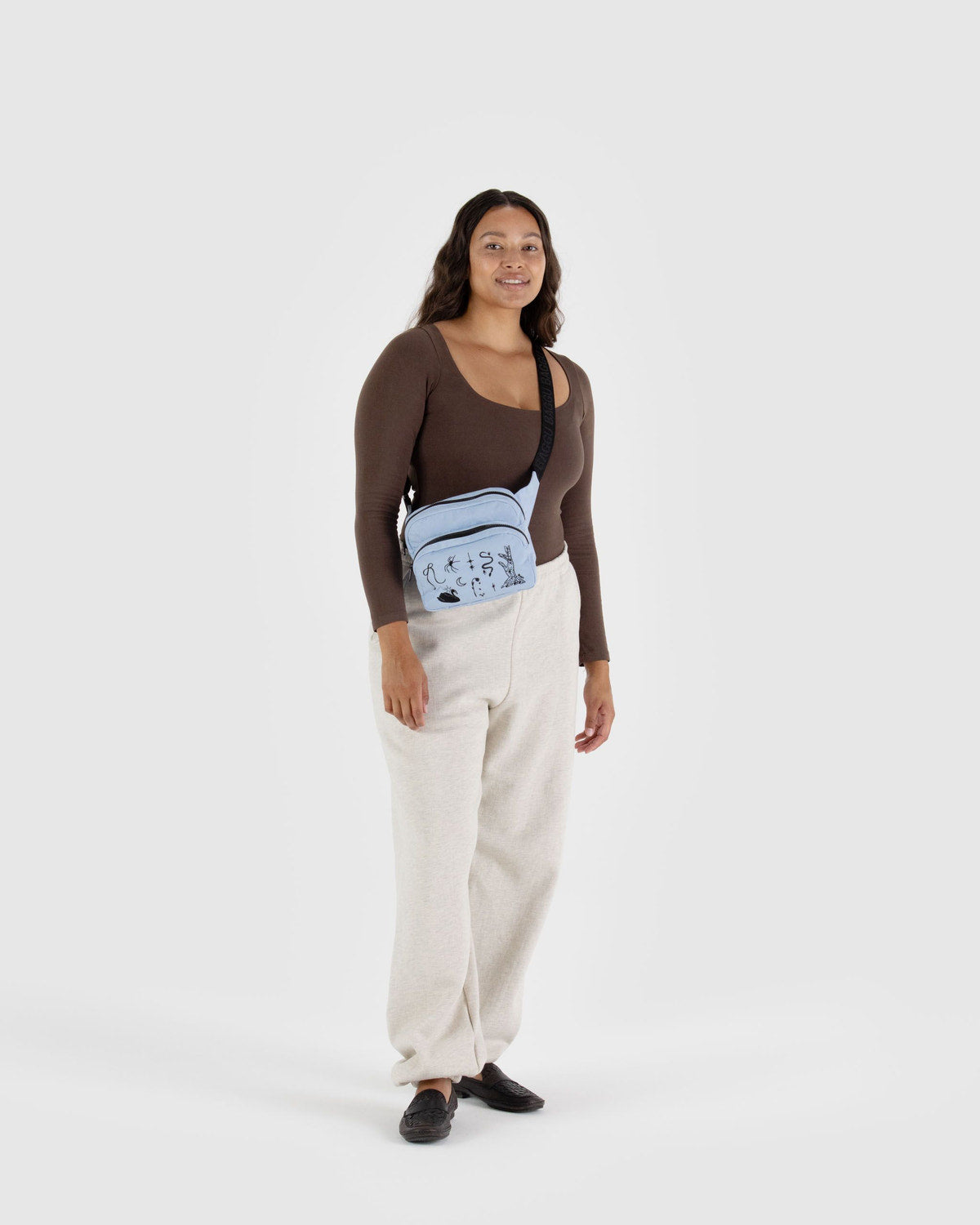Fanny Pack Embroidered Ballet Icons | Baggu Signature