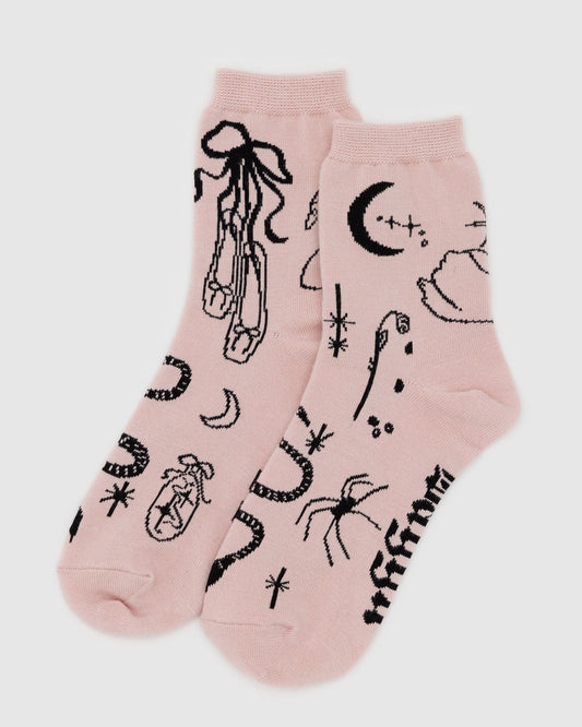Crew Sock Ballet Icons | Baggu Latest