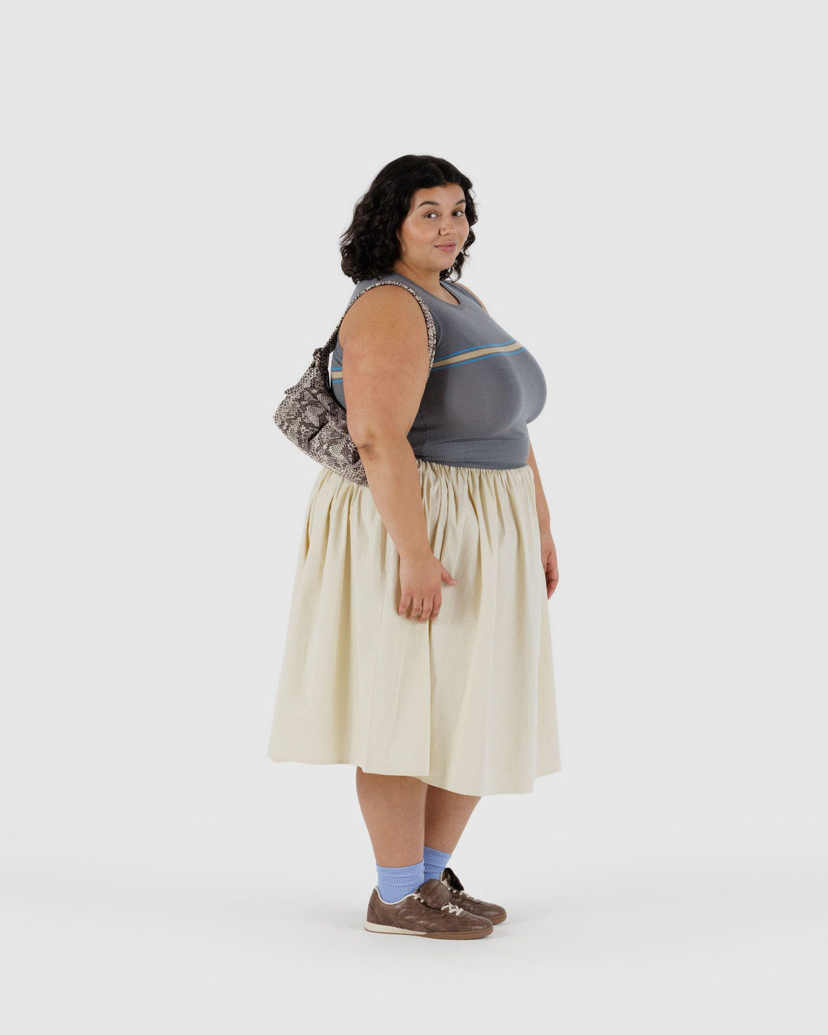 Cargo Shoulder Bag Snakeskin | Baggu Essential