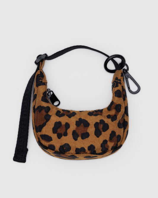 Crescent Bag Charm Leopard | Baggu Essential