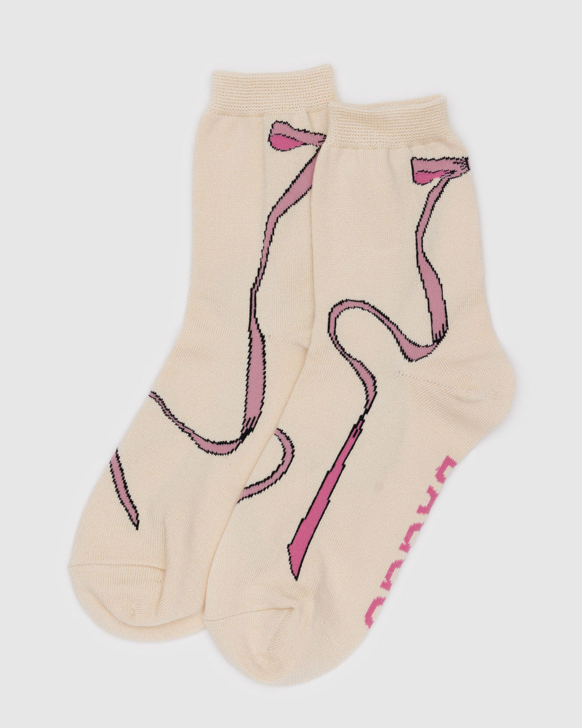 Crew Sock Pink Bow | Baggu Best Price