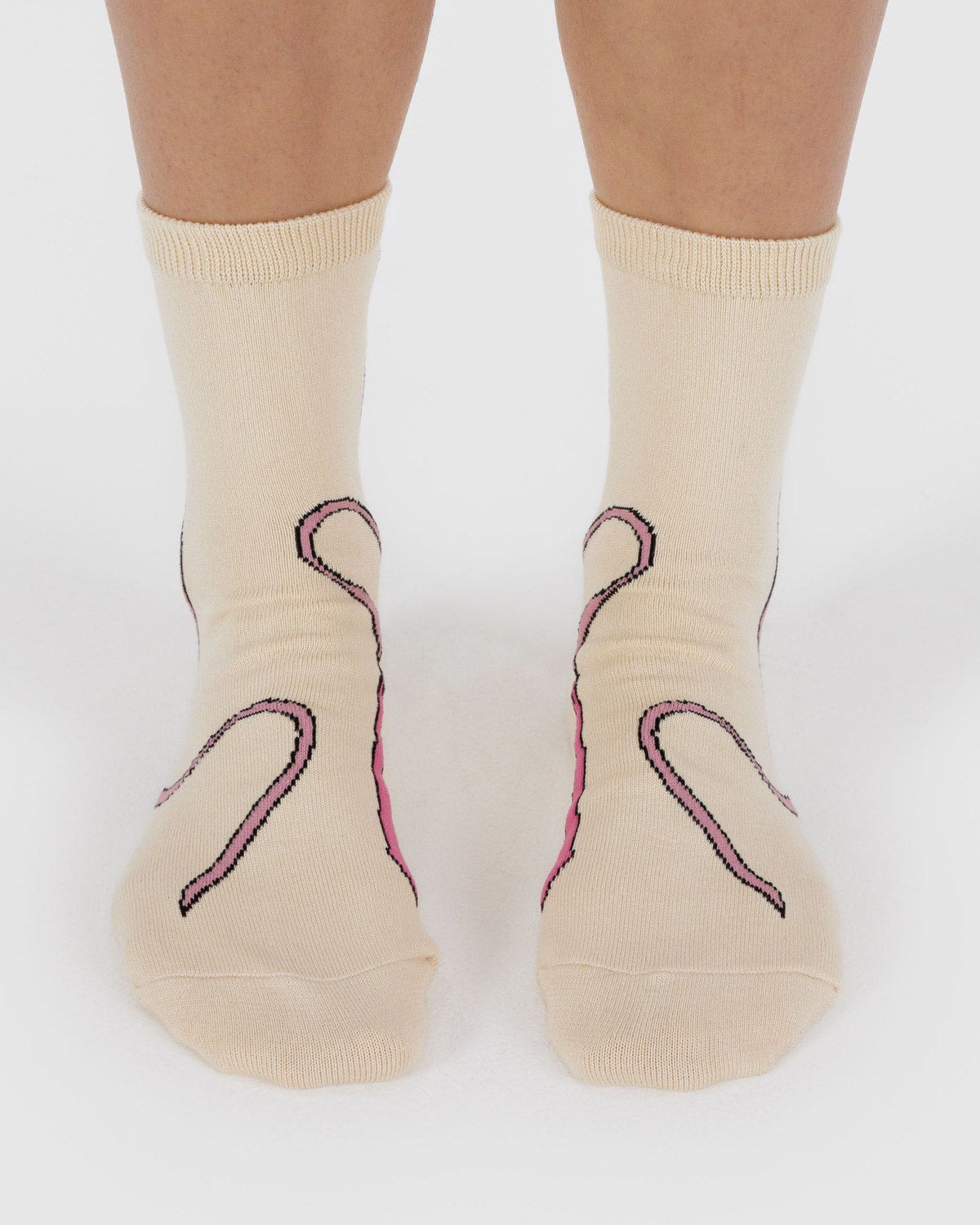 Crew Sock Pink Bow | Baggu Best Price