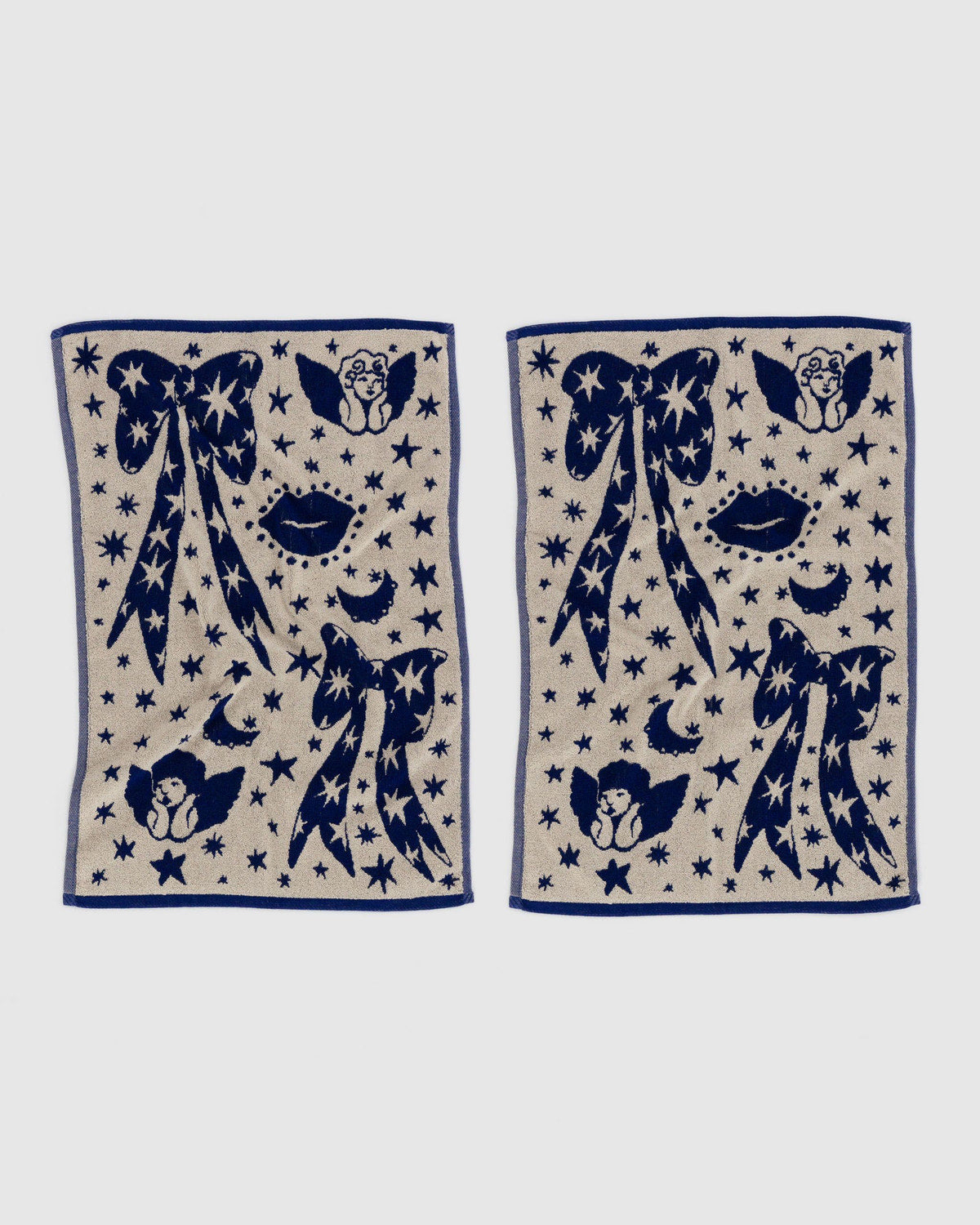 Hand Towel Set of 2 Cherub Bows | Baggu Essential