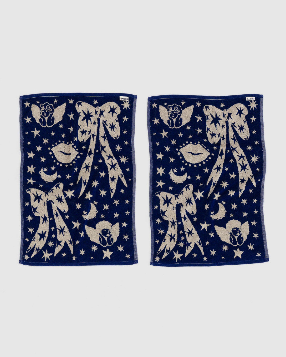 Hand Towel Set of 2 Cherub Bows | Baggu Essential