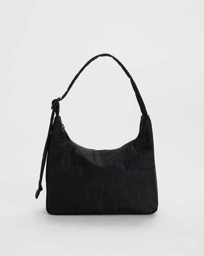 Mini Nylon Shoulder Bag  Black | Baggu Trending
