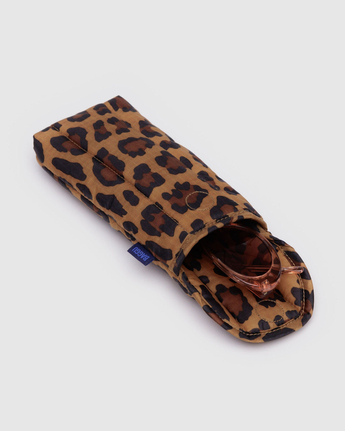Puffy Glasses Sleeve Leopard | Baggu Sale