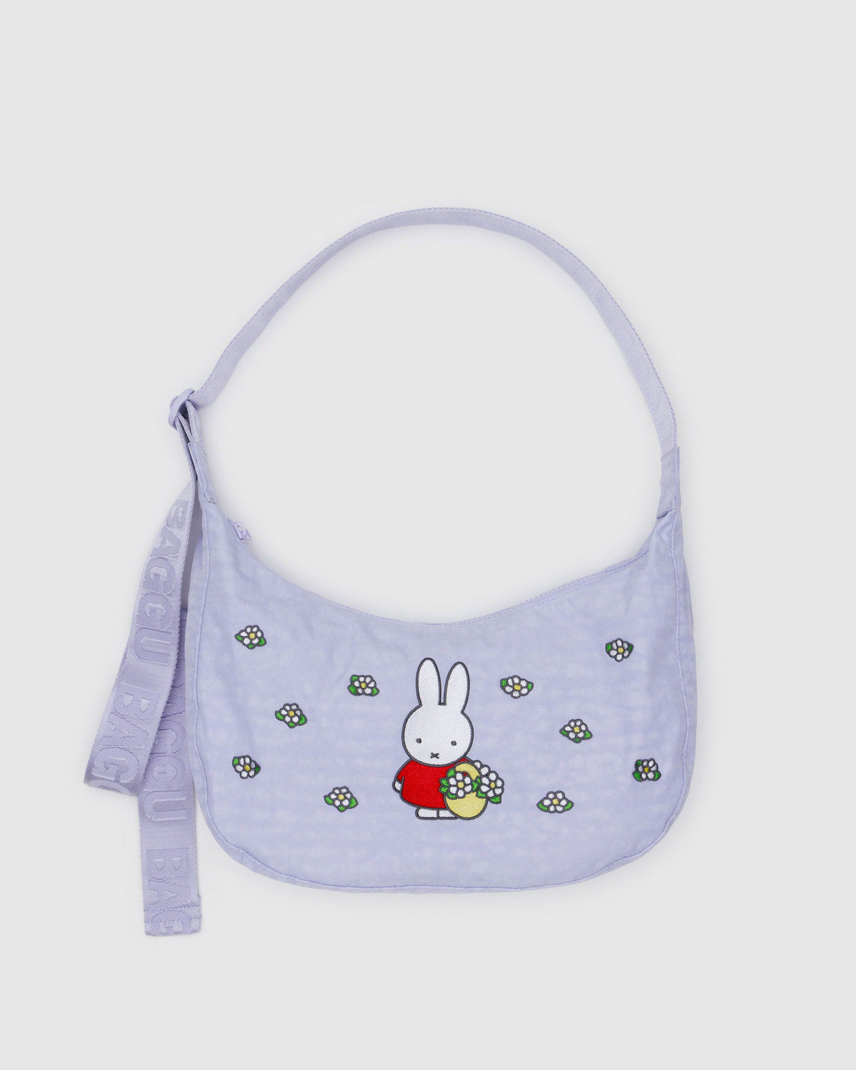 Medium Nylon Crescent Bag Embroidered Miffy | Baggu Top Pick