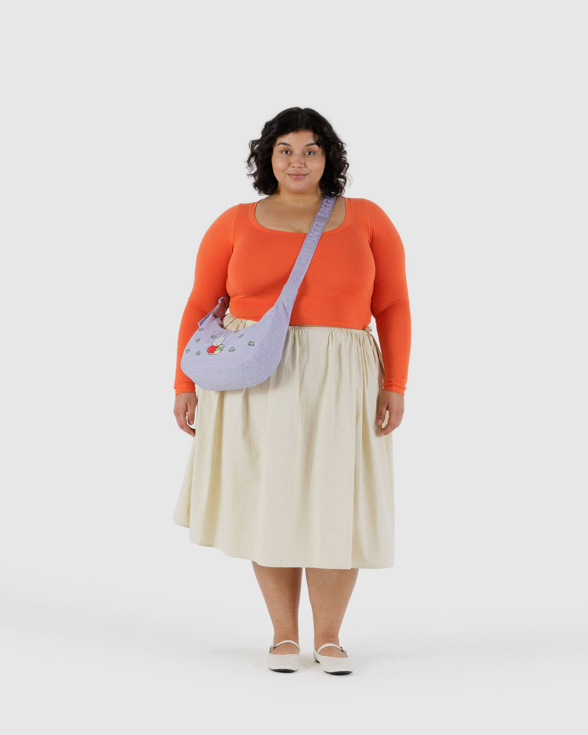 Medium Nylon Crescent Bag Embroidered Miffy | Baggu Top Pick