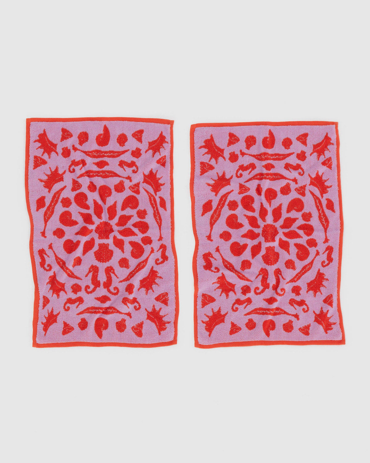Hand Towel Set of 2 Sea Shells | Baggu Popular