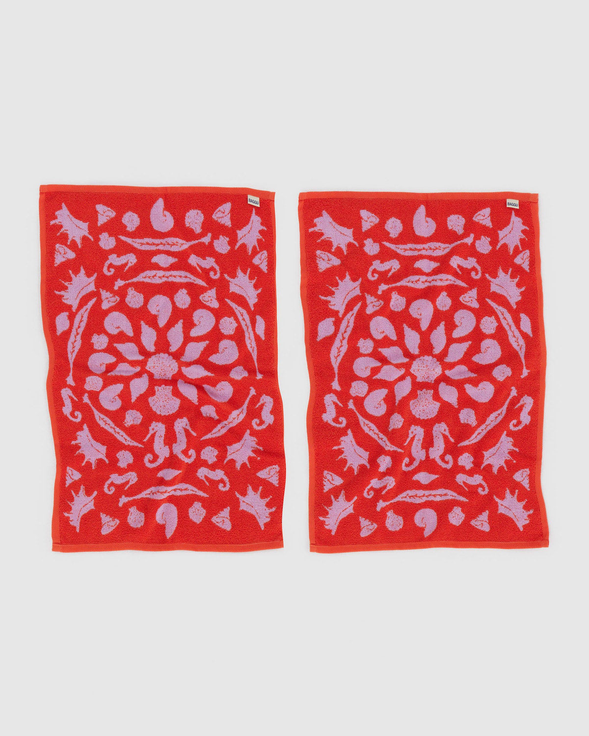 Hand Towel Set of 2 Sea Shells | Baggu Popular