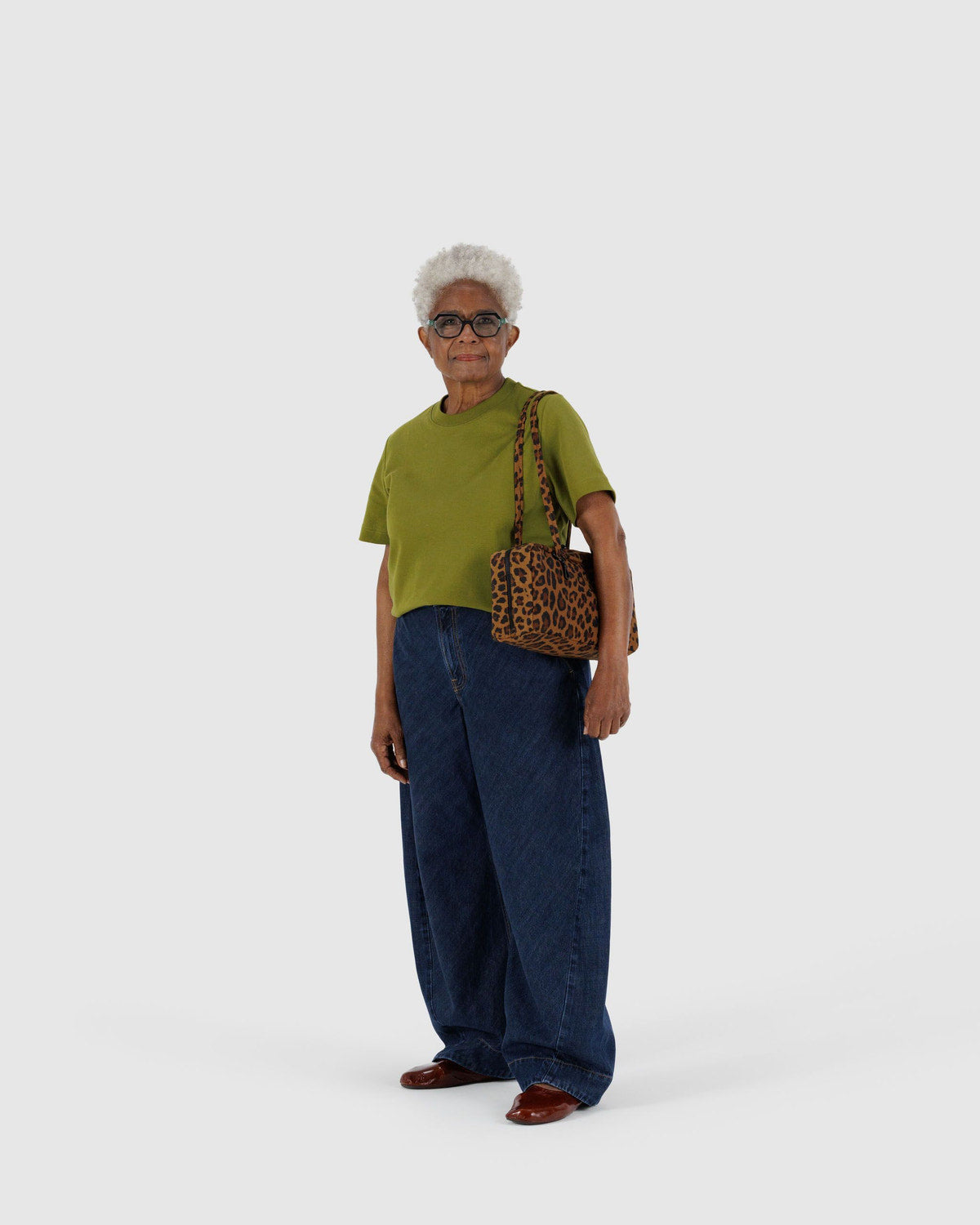 Nylon Bowler Bag Leopard | Baggu Special Offer