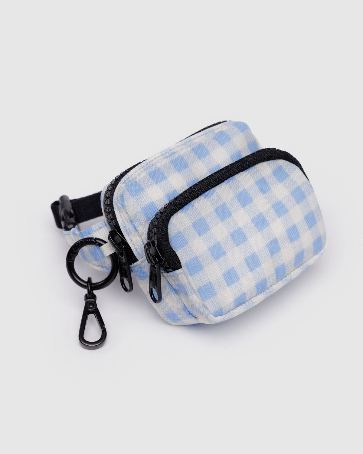 Fanny Pack Charm Light Blue Gingham | Baggu Quality