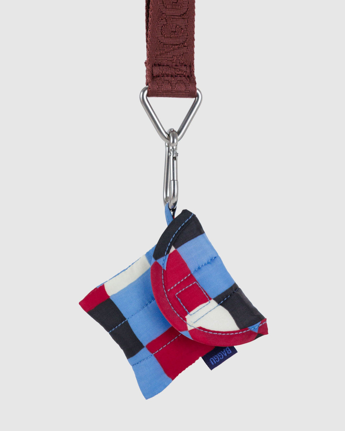 Puffy Earbuds Case Painted Check | Baggu Classic