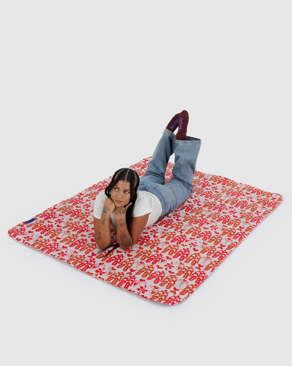 Puffy Picnic Blanket Cowgirl | Baggu Discount