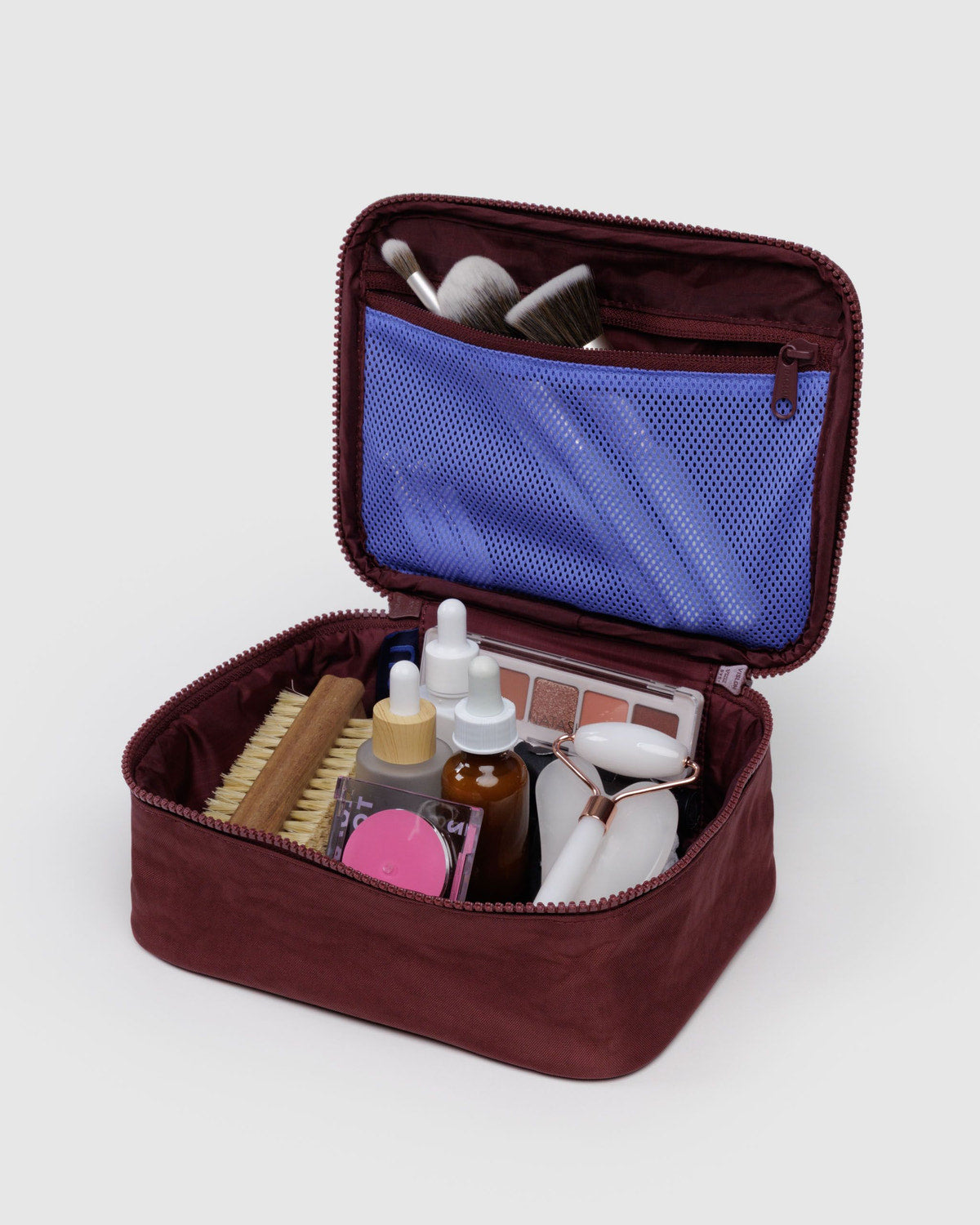 Small Cosmetic Case Mahogany | Baggu Sale