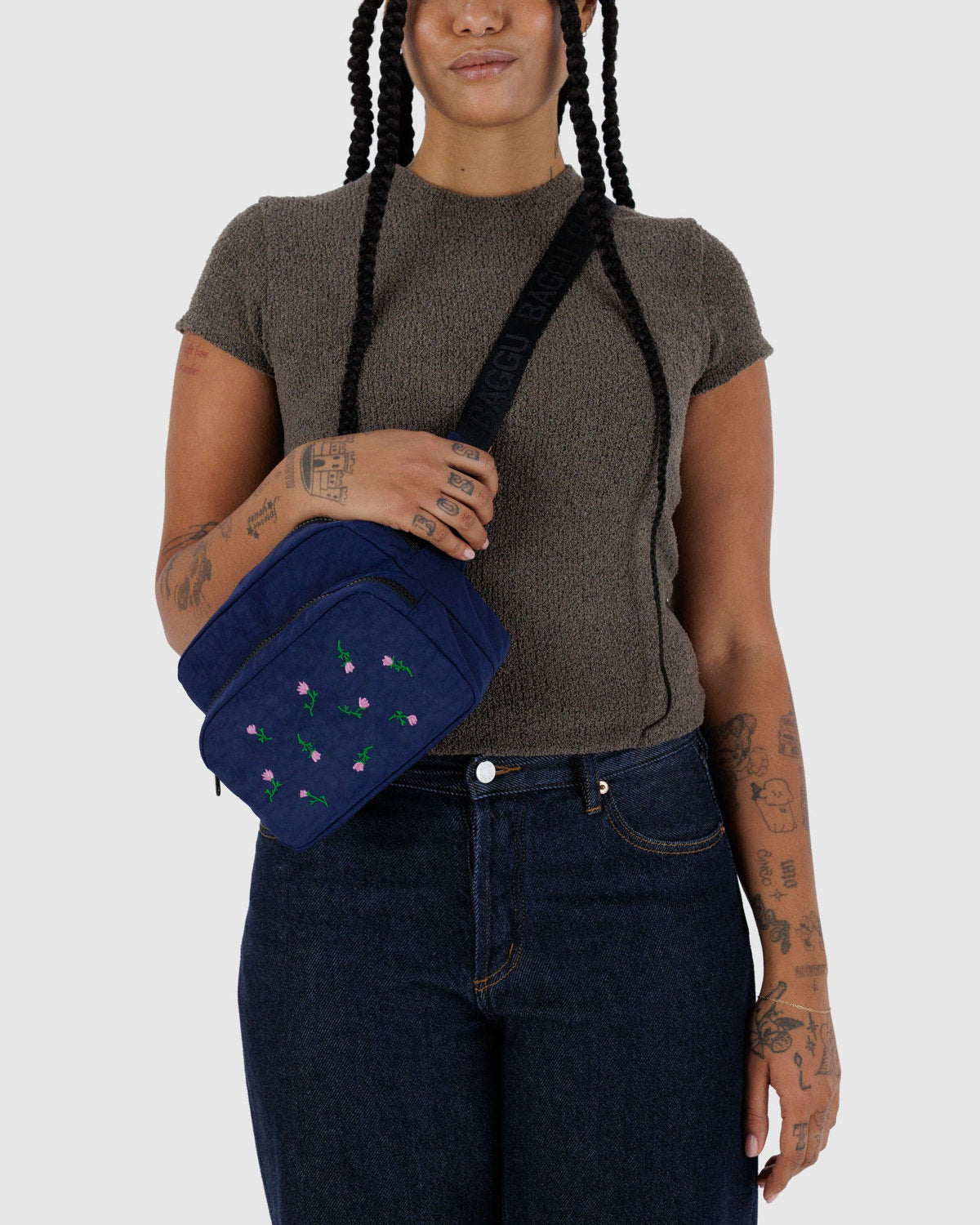 Fanny Pack Embroidered Wildflower | Baggu Top Pick