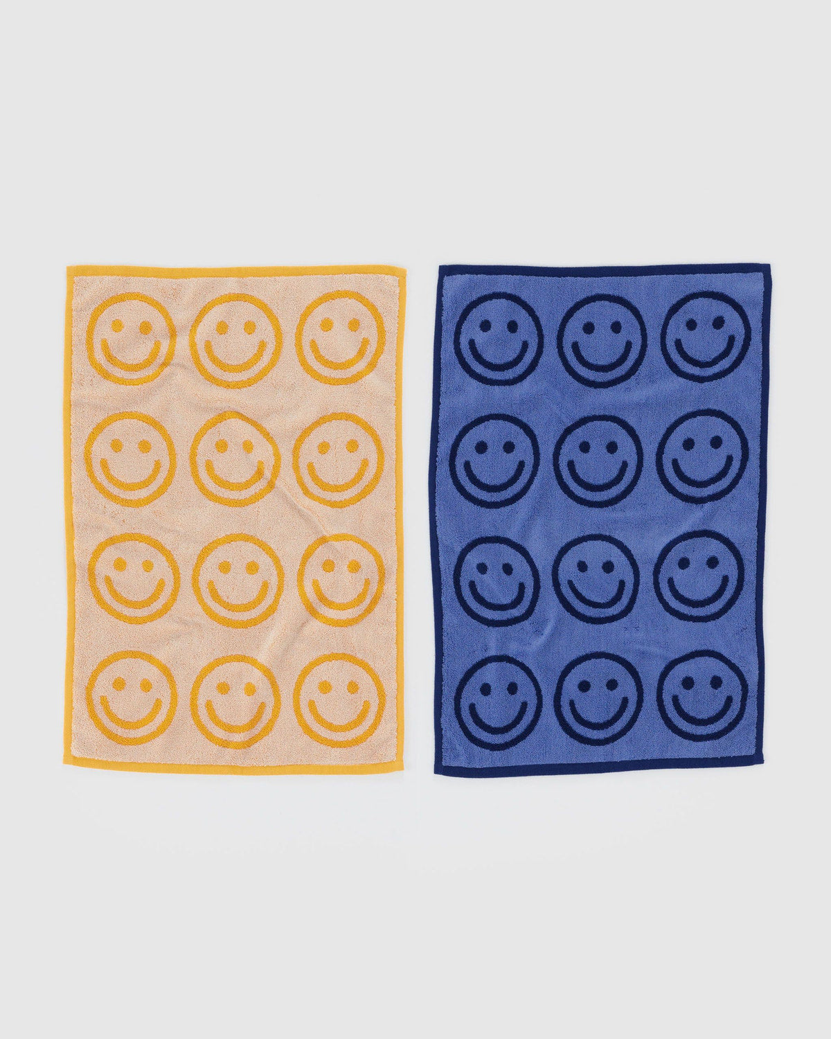 Hand Towel Set of 2 Happy Blue Marigold | Baggu Latest