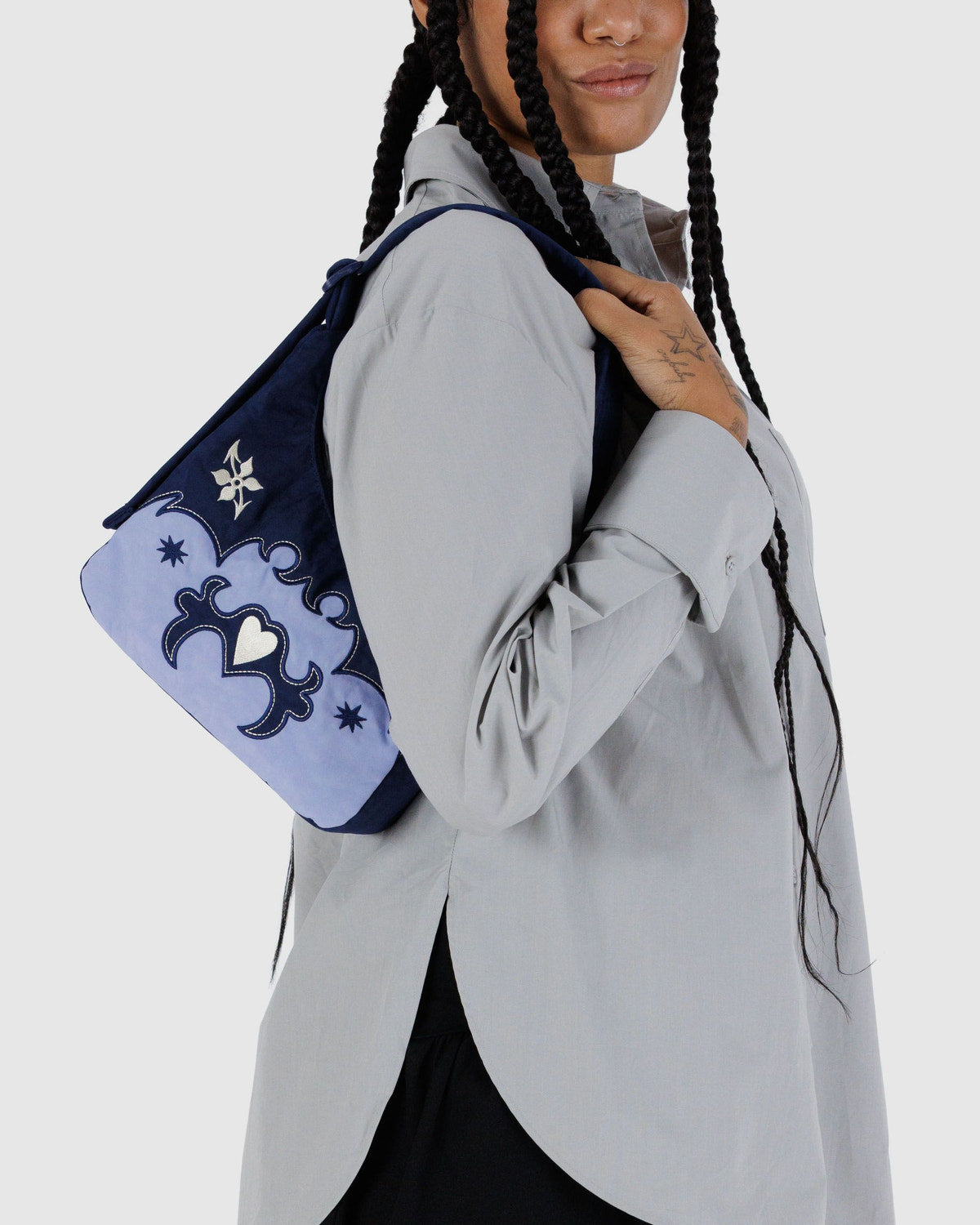 Mini Nylon Shoulder Bag  Western Appliqué | Baggu Top Pick
