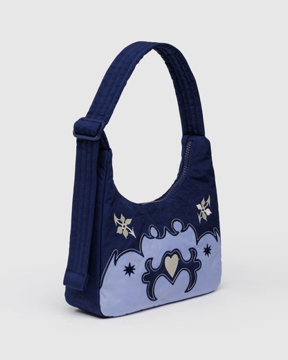 Mini Nylon Shoulder Bag  Western Appliqué | Baggu Top Pick