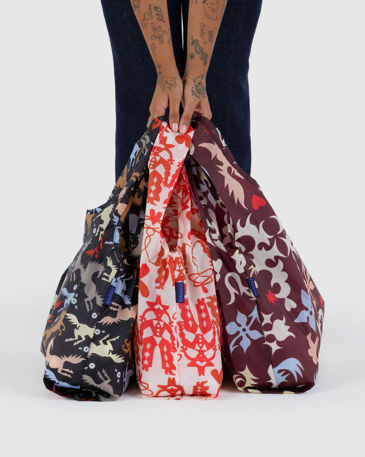 Standard Baggu Set of 3 Western Cut Outs | Baggu New