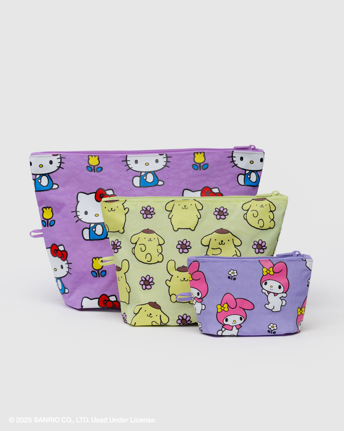 Go Pouch Set Hello Kitty and Friends Florals | Baggu Smart Buy