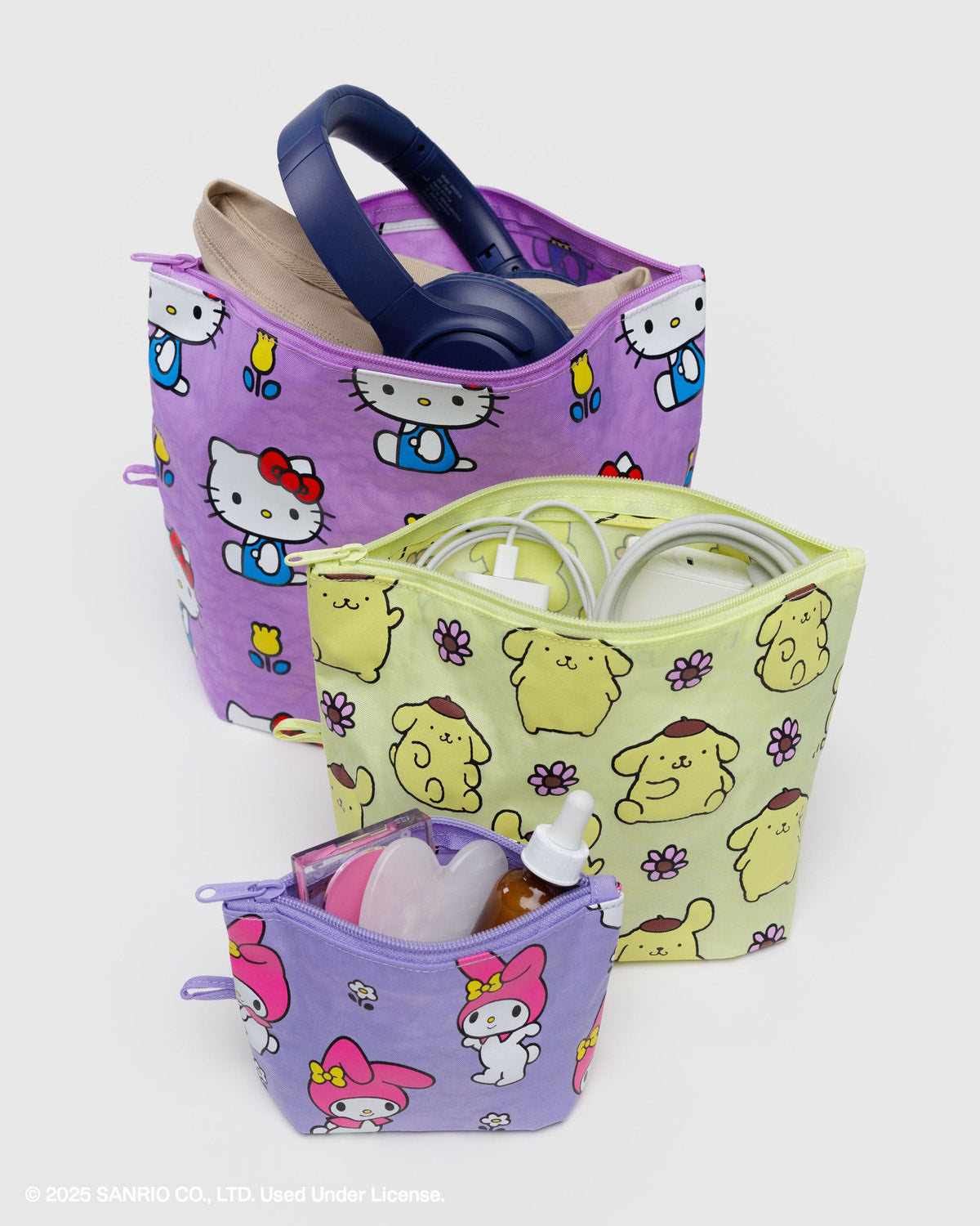 Go Pouch Set Hello Kitty and Friends Florals | Baggu Smart Buy