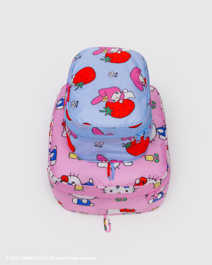 Packing Cube Set Hello Kitty and Friends Florals | Baggu Deals