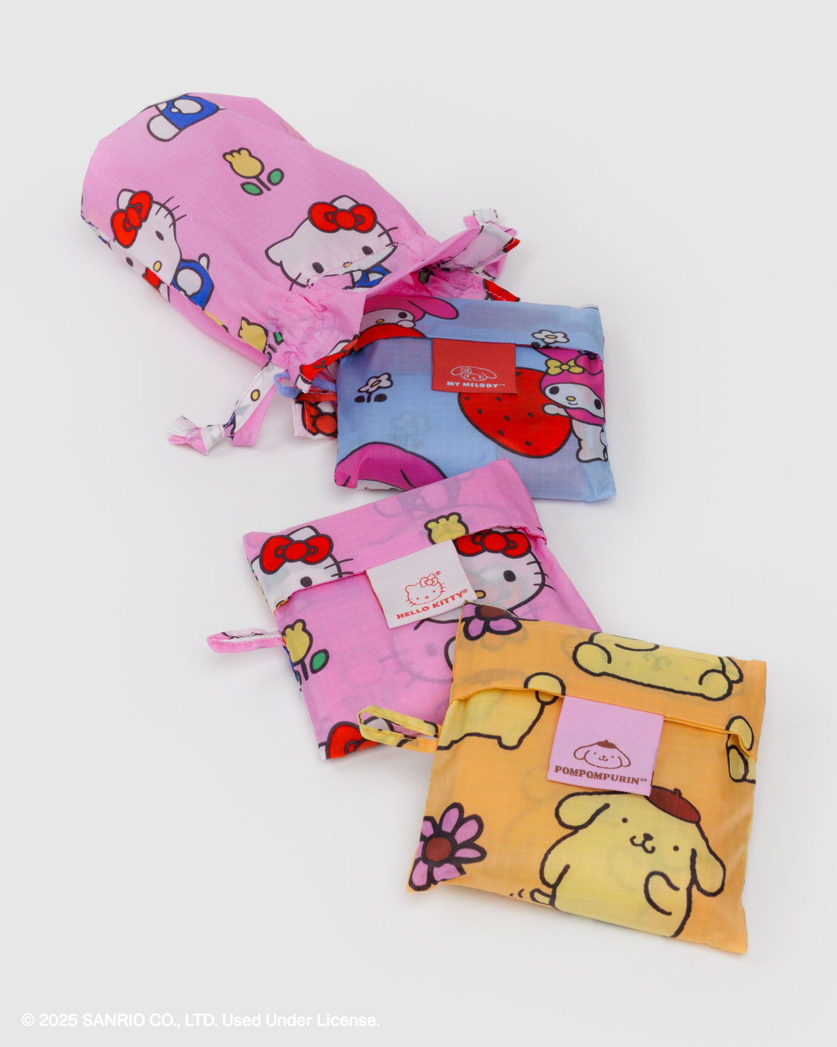 Standard Baggu Set of 3 Hello Kitty and Friends Florals | Baggu Trending