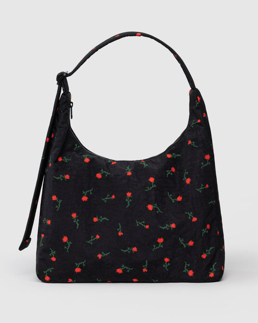 Nylon Shoulder Bag Painted Wildflower | Baggu Sale