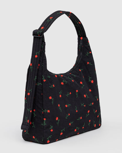 Nylon Shoulder Bag Painted Wildflower | Baggu Sale