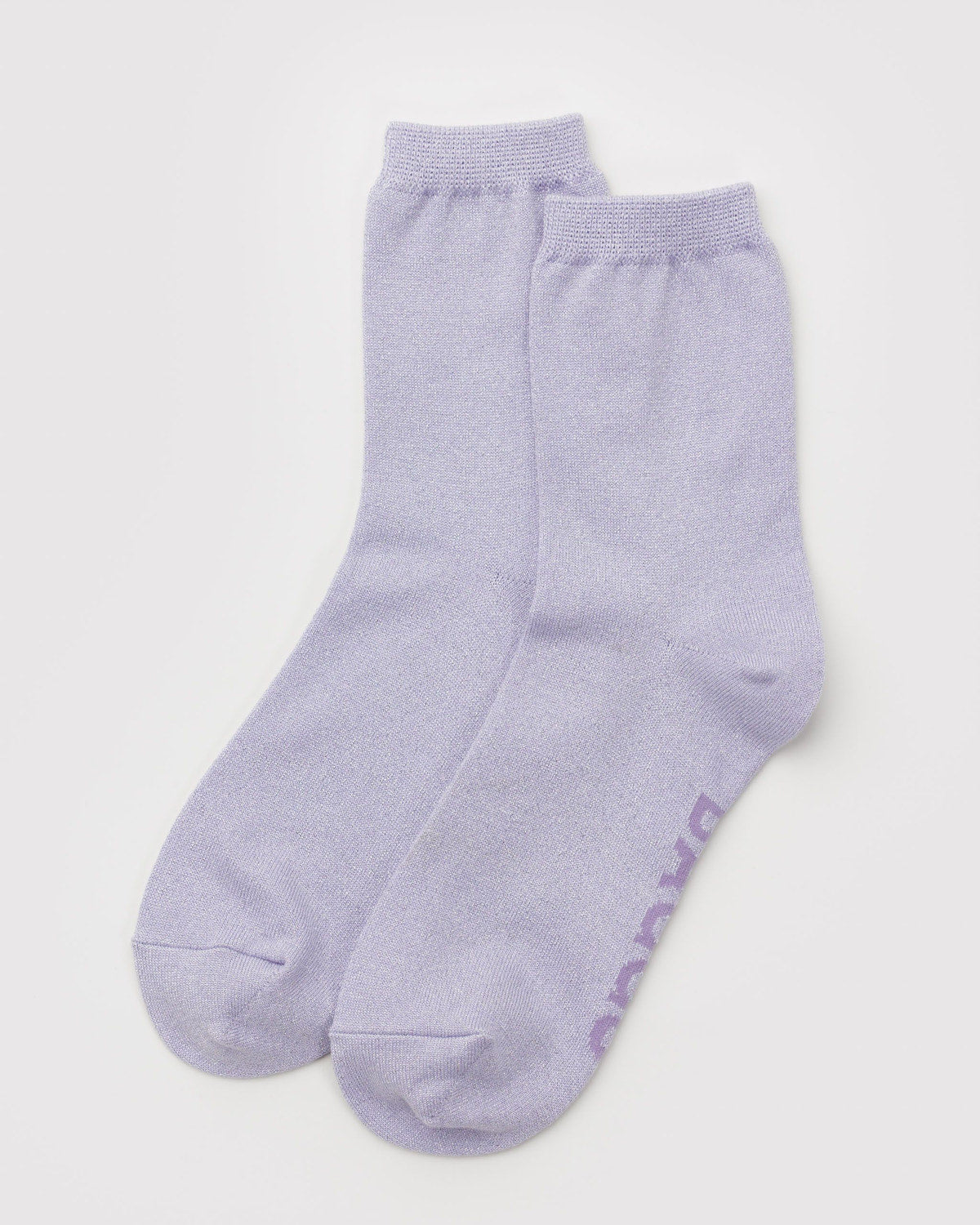 Crew Sock Lilac Metallic | Baggu Classic