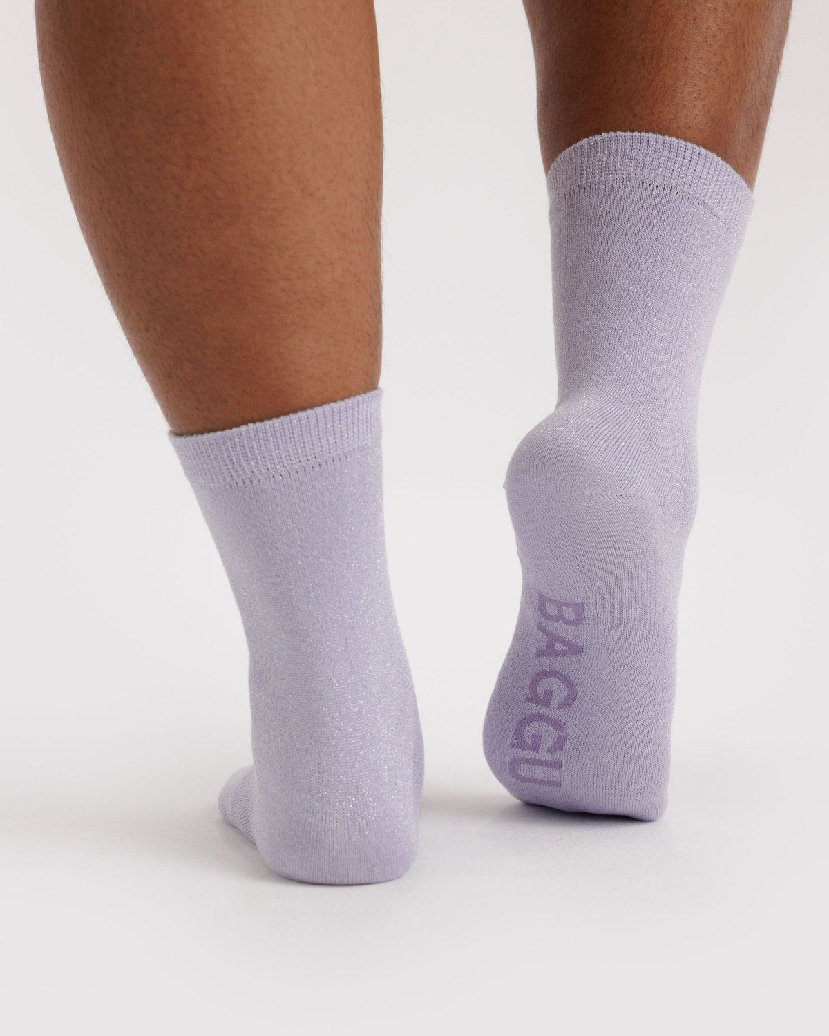 Crew Sock Lilac Metallic | Baggu Classic