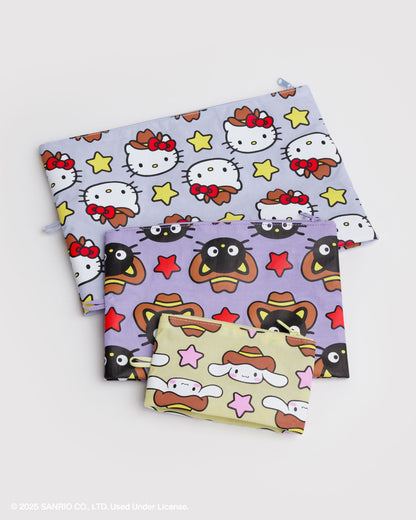 Go Pouch Set Hello Kitty & Friends Western | Baggu Top Pick