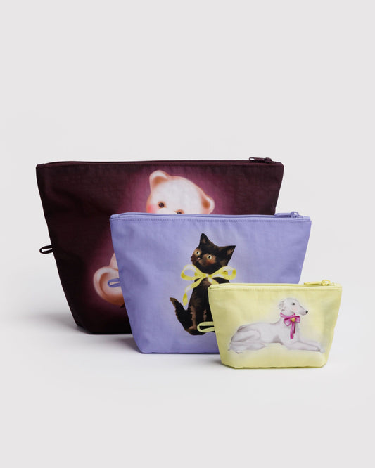 Go Pouch Set Fancy Animals | Baggu Featured