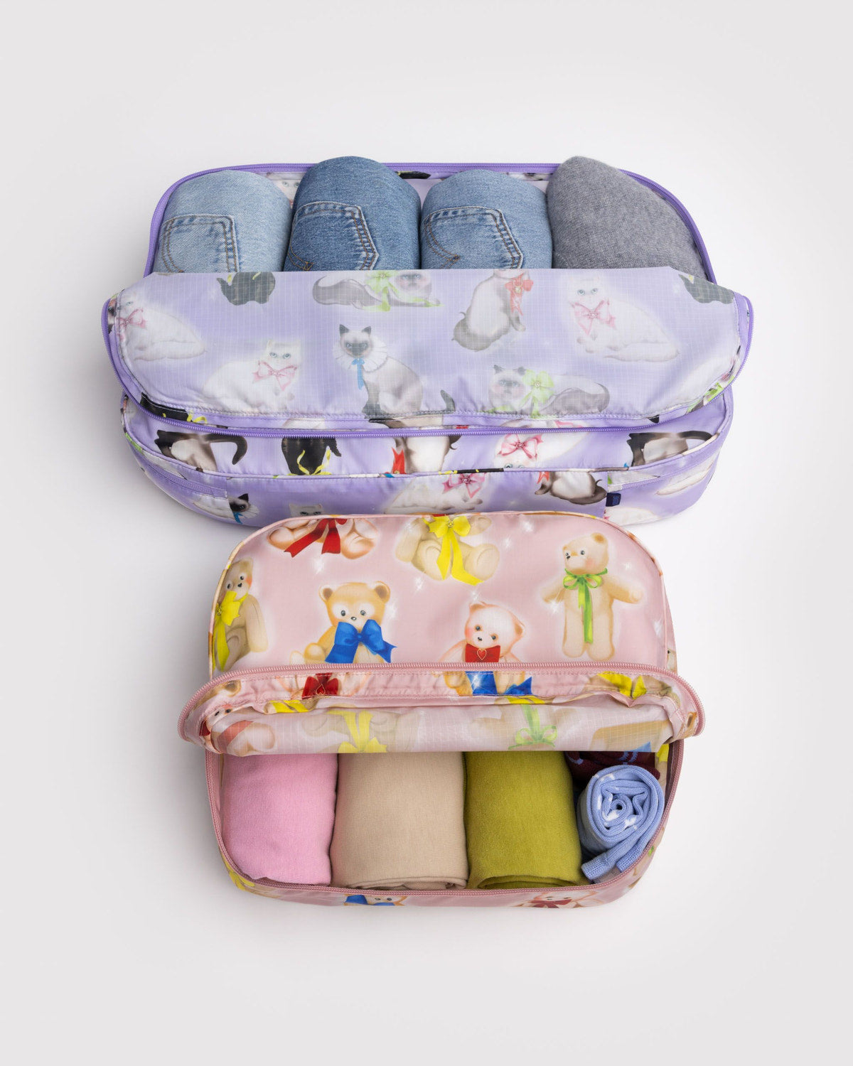 Large Packing Cube Set Fancy Animals | Baggu New
