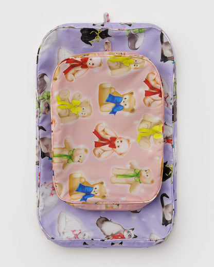 Large Packing Cube Set Fancy Animals | Baggu New