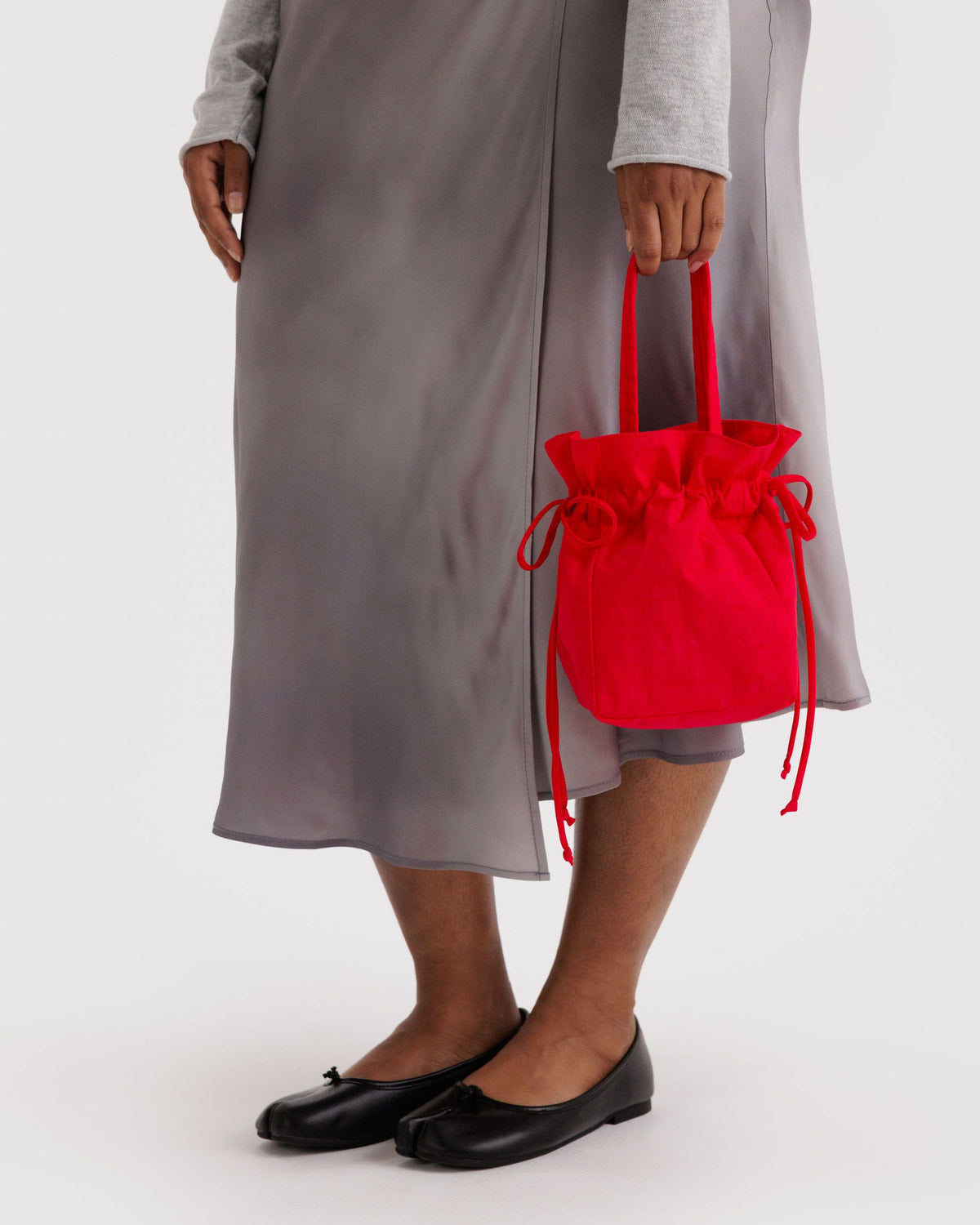 Nylon Drawstring Bag Candy Apple | Baggu New