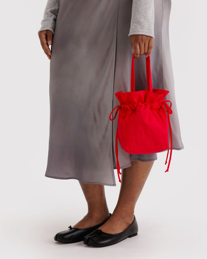 Nylon Drawstring Bag Candy Apple | Baggu New