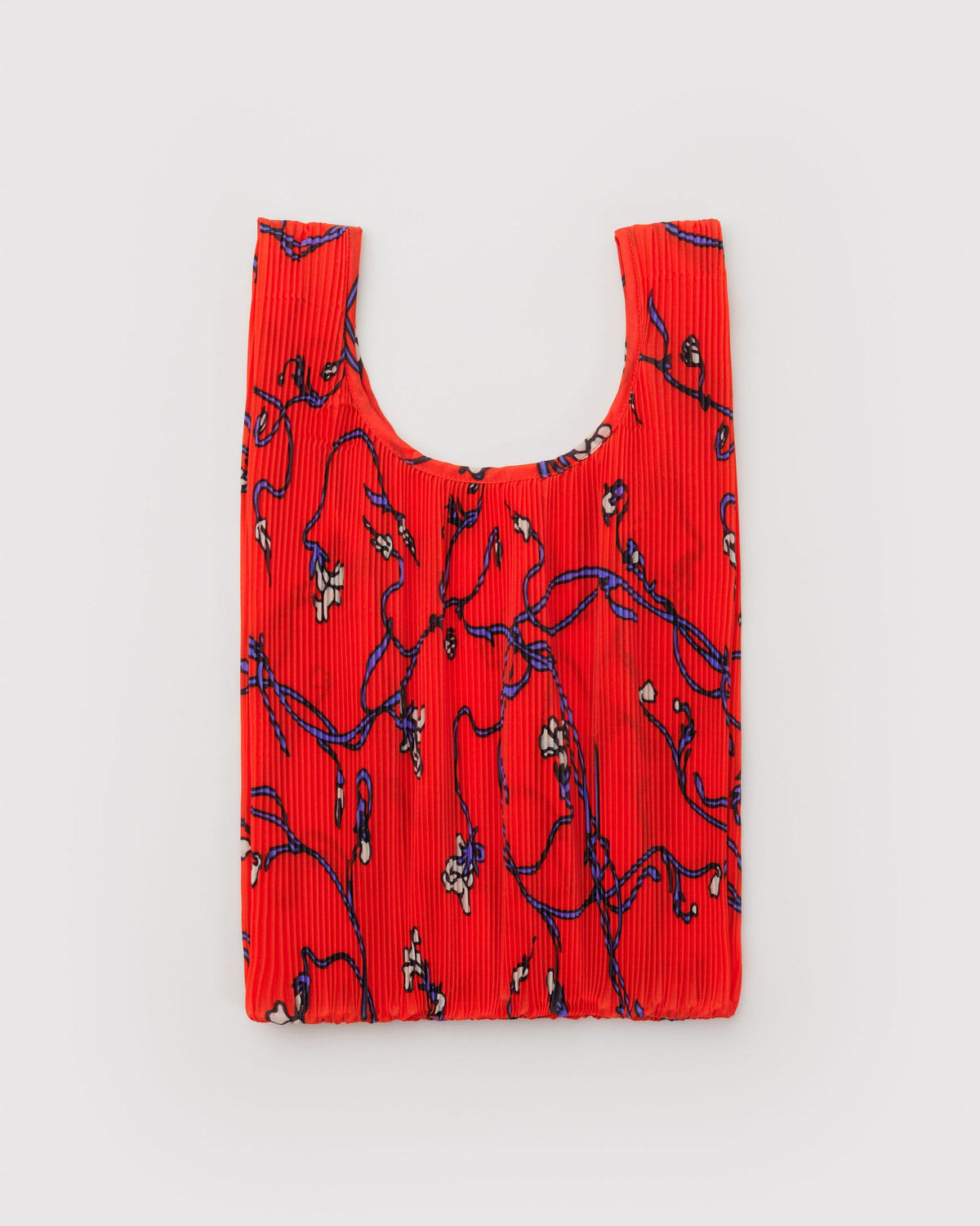 Pleated Baggu Red Snapdragon | Baggu Discount
