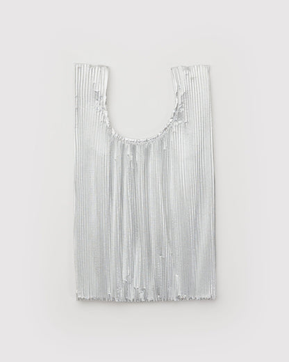 Pleated Baggu Chrome Metallic | Baggu Quality