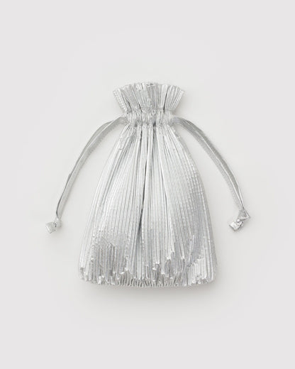 Pleated Baggu Chrome Metallic | Baggu Quality